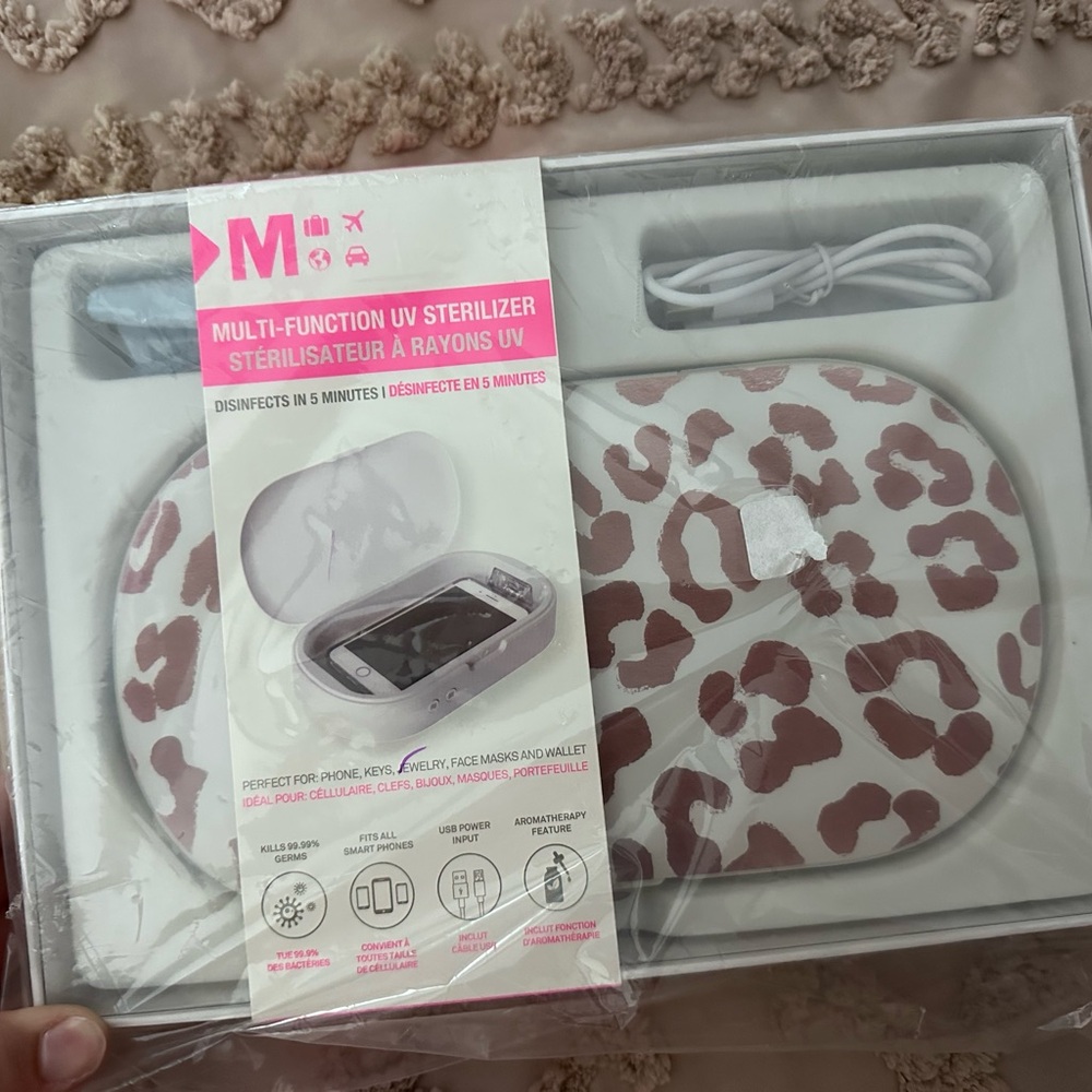 Nordstrom Rose Gold and Pink UV Sterilizer